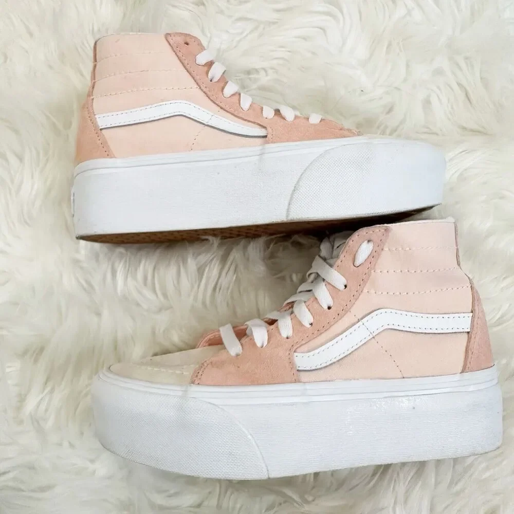 Vans Womens Sk8-hi Colorblock Tapered Sneakers Womens Size 5.5 Platform‎ Pastel